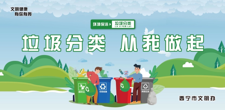 环境保洁  垃圾分类